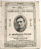 AFIS VECHI CONCERT DE ADIO dat de D. MIHAILESCU-TOSCANI, BUCURESTI, 1921, RARITATE!