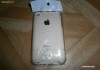 Capac protectie spate iPhone 3G, 32 Gb, crem cu logo- 20 lei