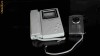 set video interfon de poarta alb negru cu fir
