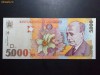5000 Lei 1998 Romania UNC, filigran BNR mare