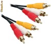 Cablu AV triplu RCA - triplu RCA