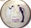 Set de 10 farfurii carton 23cm WEDDING