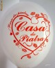 10 Baloane latex 30cm inscriptionate CASA DE PIATRA - diverse culori