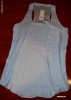 Maieu vesta satin RIVER ISLAND culoare bleu masura S