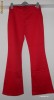 Pantaloni Evazati Bershka culoarea rosu masura 40/M
