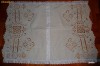 FATA DE MASA ALBA , CU BRODERIE SPARTA, DEOSEBITA 100 CM X 60 CM