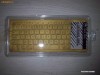 Tastatura din silicon aurie ISIS DEI pentru MACBOOK AIR 13 sau MACBOOK PRO 15 noua
