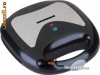 Electrocasnice - Sandwich Maker Heinner Delice 300, Placi Anti-Aderente , LED indicator , 750W, Negru/Inox