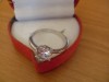 Inel de logodna cu cristal swarovski marimea 8