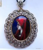 VECHE BROSA / MEDALION AUR 18KT SI DIAMANTE