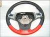 Volan piele rosu si negru cu comenzi OPEL Corsa D 2007-2012