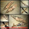 PAPUCI FASHION de DAMA firma BURBERRY / LOUIS VUITTON PIELE ECOLOGICA ASCUTITI TOC 4 CM PANTOFI SANDALE FEMEI