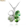 Trifoiul Norocos - Colier cu cristal Topaz