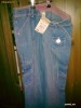 Blugi/pantaloni jeans pentru fete 10-11 ani,marca CHEROKEE, NOU,pt  copil cu inaltime 146,talie 61cm,100%bumbac ,albastru deschis cu roz