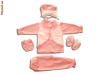 compleu/set de hainute format dij 5 piese din catifea pentru bebe nou