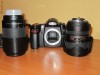 Nikon D80   2 obiective   grip   husa