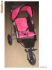 Carucior pentru papusi, pliabil, cu 3 roti - mare, metalic, rezistent, de calitate / carut