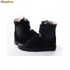 Ghete din piele Alessandro Biaggio - negru mat [Cod: ABA035_G3]