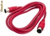 Cablu midi 1m rosu Stage Line MIDI-102/RT