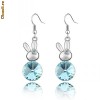 Cercei Blue Rabbit cu Swarovski 151205