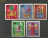 2654* Germania ( Berlin) 1971 - JUCARII DIN LEMN, serie MNH fara guma