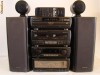 Sistem turn  combina audio Technics cu boxe si telecomanda