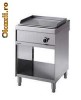 Fry-top grill pe gaz, suprafata mixta