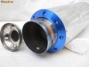 toba sport din inox cu capat ars si silencer reglabil