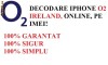 DECODEZ IPHONE CODAT O2 IRLANDA PE BAZA IMEI, ONLINE! DECODARE PERMANENTA, DEFINITIVA!! CEL MAI MIC PRET!!