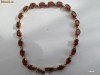Superba bratara aur 10k si 10,20 carate pietre garnet naturale
