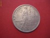 MONEDE ROMANIA - MONEDA 1 LEU 1911 - ARGINT - 5 GR.