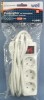 Prelungitor 3 cai 3m cu intrerupator, EL-TCD-330/SW-W