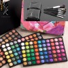 Trusa Make-up 180 Culori Farduri Pleoape Profesionala FRAULEIN Machiaj + CADOU Trusa 7 Pensule Machiaj MAC!
