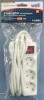 Prelungitor 3 cai 3m cu intrerupator, EL-TCD-330/SW-W