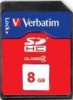 Verbatim Secure Digital High Capacity, 8GB, Class 4