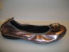 BALERINI  CHANEL BRONZ DIN PIELE
