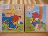 CARTE DIN LEMN, CONTINE 6 PUZZLE-URI
