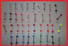 PIERCING PENTRU LIMBA - BODY PIERCING - BIJUTERIE - CERCEL - MODELE SI CULORI DIFERITE - PRET PROMOTIONAL