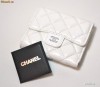Portofel Chanel din piele naturala de culoare alba