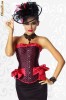 Lenjerie intima - Corset cu buline Roz/ Negru