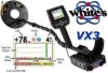 NOU, DETECTOR DE METALE WHITES SPECTRA VX3, 3 FRECVENTE, DISPLAY COLOR, DIN SUA