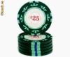 Casino Royale 14g Pokerchip $25 - Verde Inchis