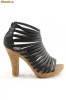 Sandale negre Retro Style