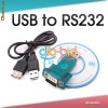 Adaptor USB la port com/serial/rs232 + cablu prelungitor USB