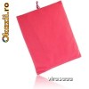ETUI HUSA IPAD 3 IPAD 2 IPAD SPECIALA CULOARE ROZ DIN CATIFEA (MATERIAL TEXTIL)