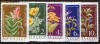 URSS flori 1972, serie stampilat