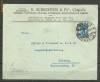 Plic circulat Chisinau-Leipzig, 1931 Plic circulat Chisinau-Leipzig, 1931