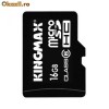Card memorie Kingmax MicroSDHC 16GB Class 6 + adaptor sigilate