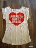 Tricou dama imprimeu American sweet dream