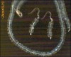 colier / sirag acvamarine / aquamarine naturale cu inchizatoare argint